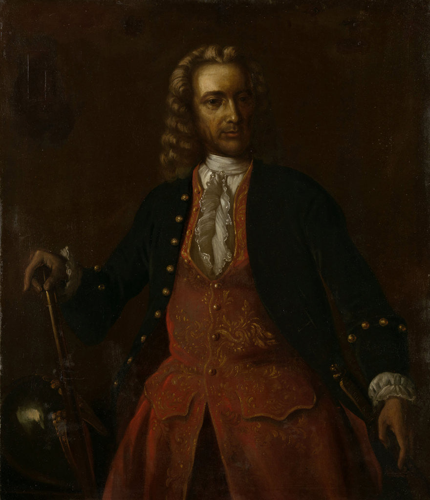Detail of Portrait of Jacob Mossel, Governor-General of the Dutch East India Company by Anonymous