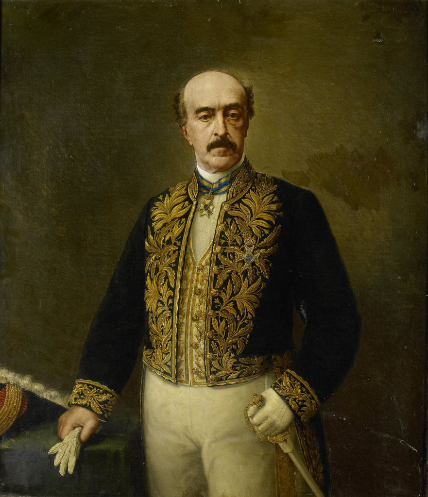 Detail of Otto van Rees. Gouverneur-generaal, Governor-General by Anonymous