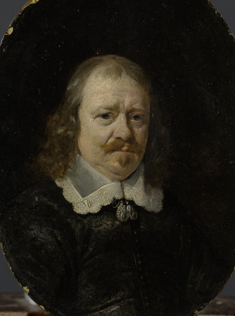 Detail of Portrait of Godard van Reede, Lord of Nederhorst, Plenipotentiary of the Province of Utrecht in the Peace Negotiations at Münster by Gerard ter Borch II