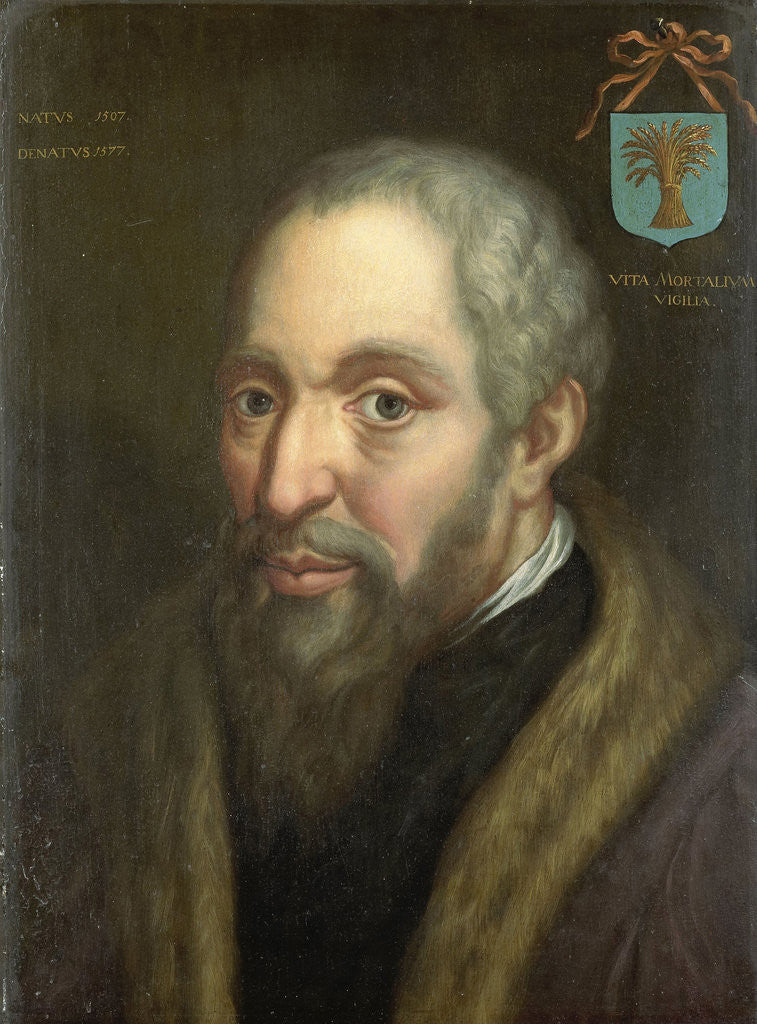 Detail of Portrait of Viglius ab Zuichemus, Frisian Jurist, President of the Privy Council and Member of the Council of State by Anonymous