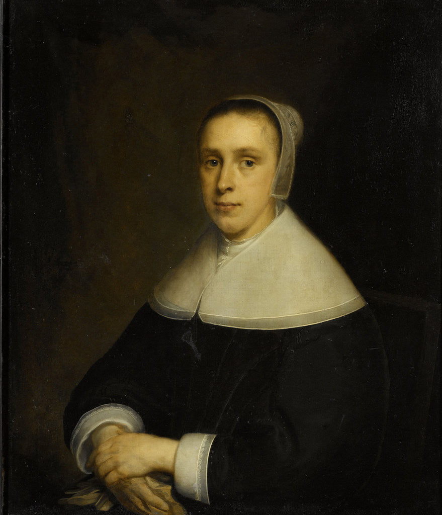 Detail of Portrait of Elisabeth Vervoorn by Cornelis Jonson van Ceulen I