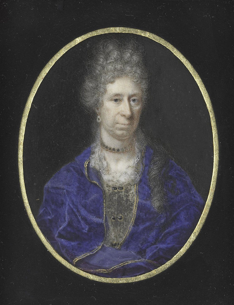 Detail of Portrait of a woman by Jacob Christof Le Blon