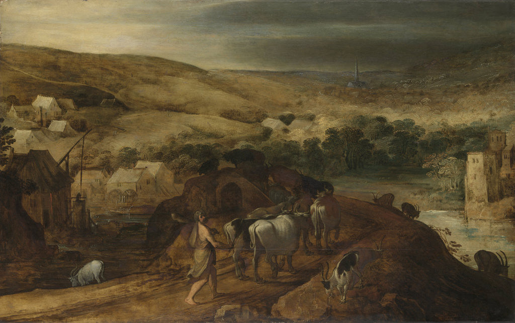 Detail of Hercules Steals the Oxen of Geryon by Joos de Momper II