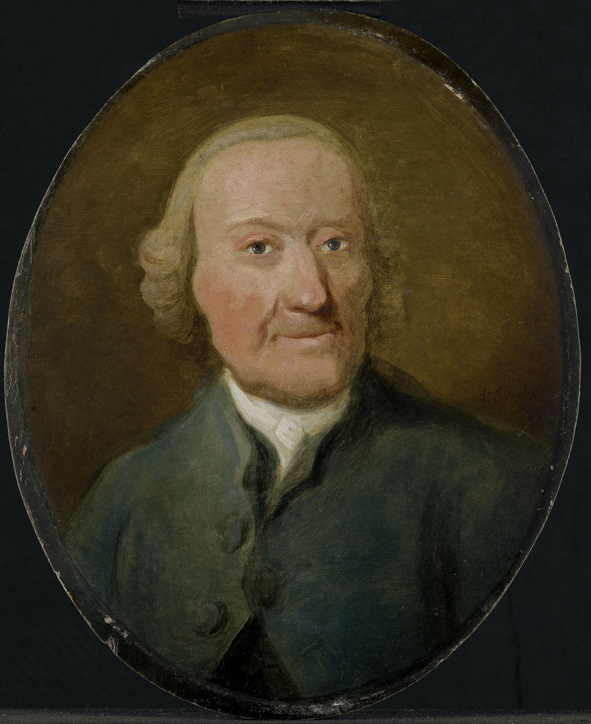 Detail of Self-Portrait by Aert Schouman