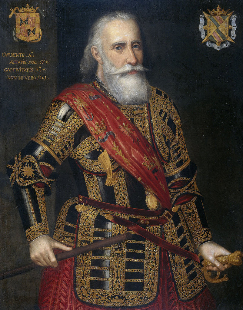 Detail of Portrait of Francisco Hurtado de Mendoza, Admiral of Aragon by Anonymous