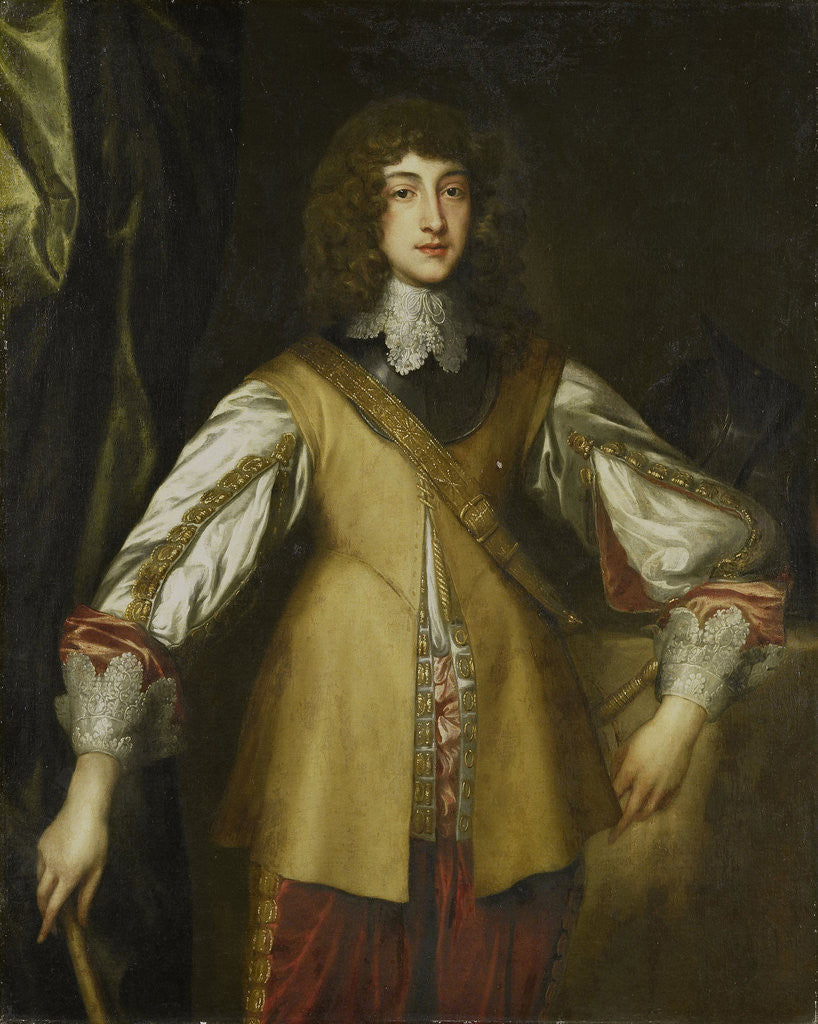 Detail of Portrait of Prince Rupert, Count Palatine by Anthony van Dyck