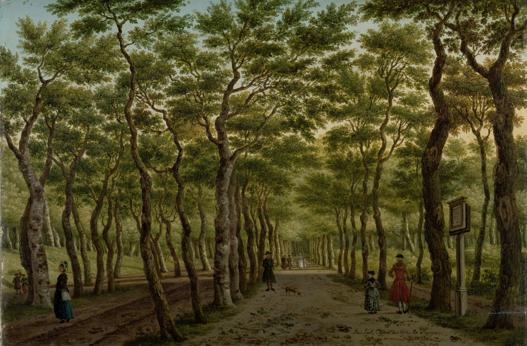 Detail of The Herepad in the Haagse Bos, The Netherlands by Paulus Constantijn la Fargue