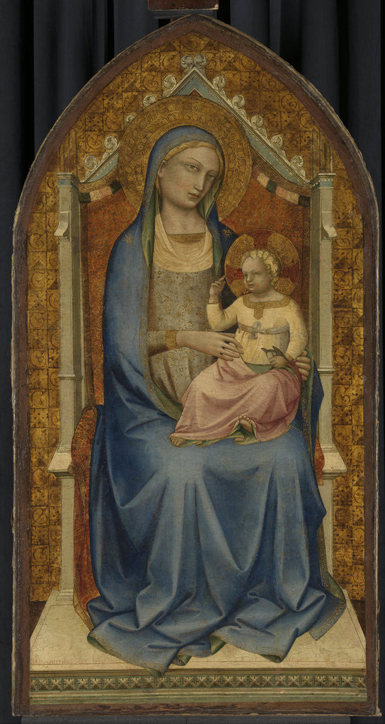 Detail of Virgin and Child by School of Lorenzo Monaco