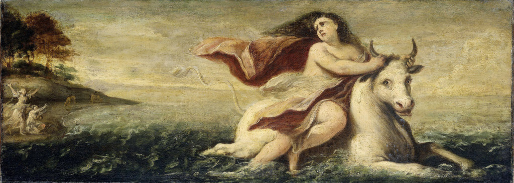 Detail of Rape of Europa by Anonymous