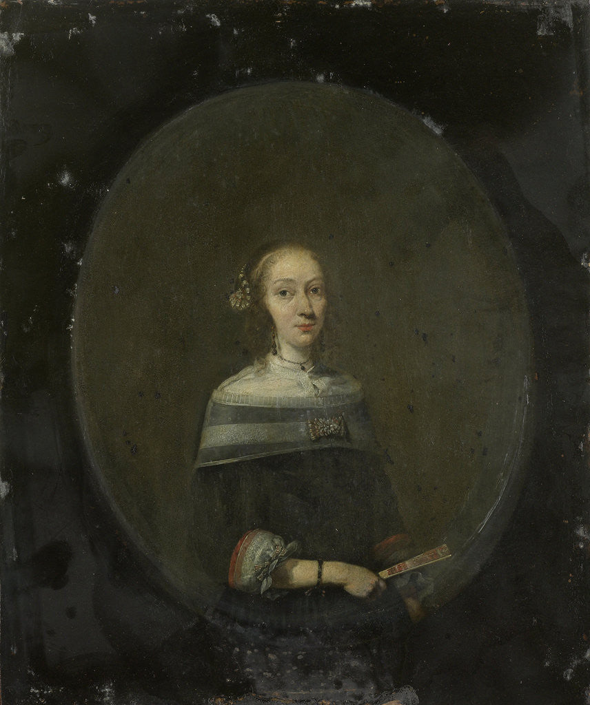 Detail of Portrait of a Woman by Gerard ter Borch II