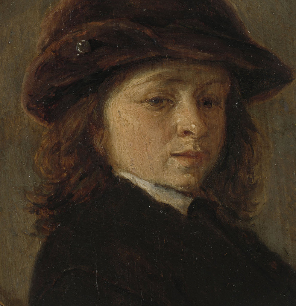 Detail of Portrait of a boy by Adriaen van Ostade