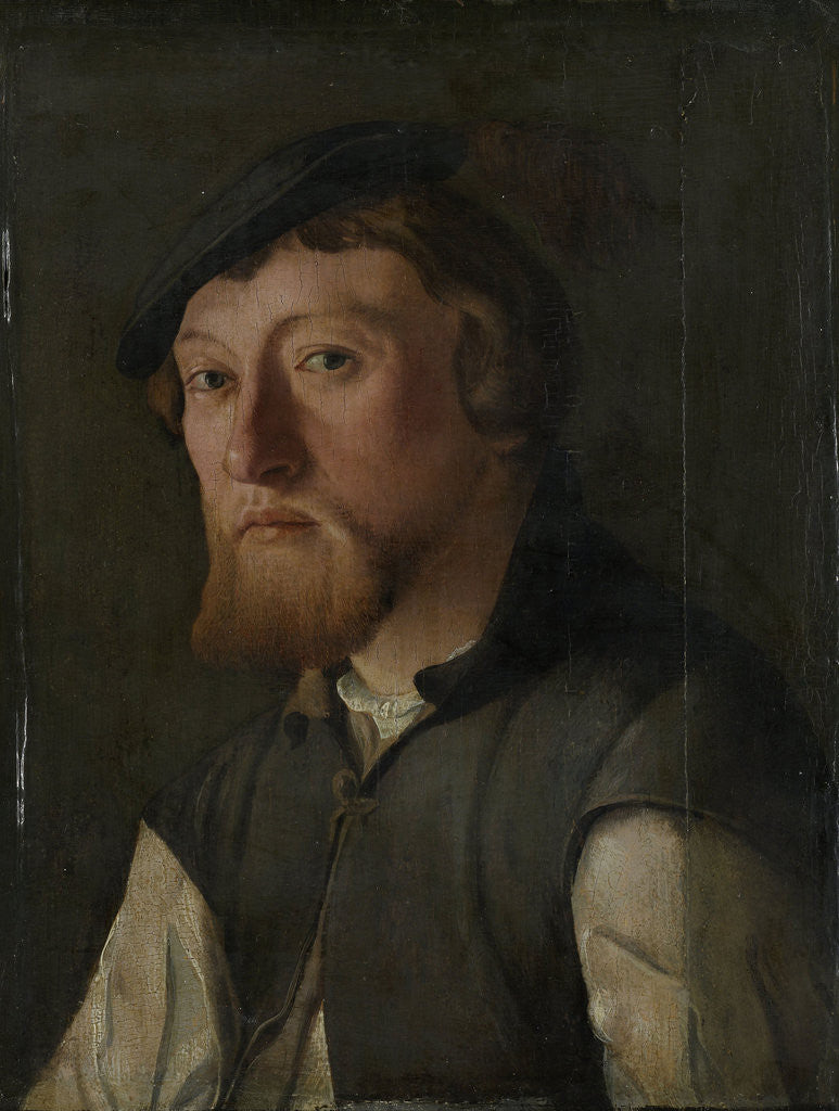Detail of Portrait of a man by Anonymous