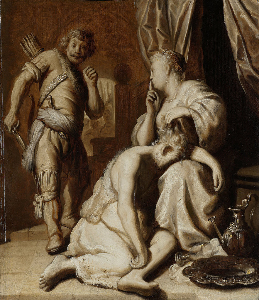 Detail of Samson and Delilah by Jan Lievens