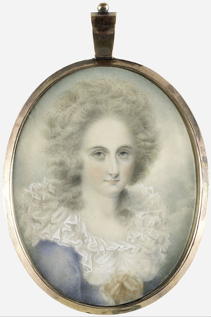 Detail of Portrait of a woman by Anonymous