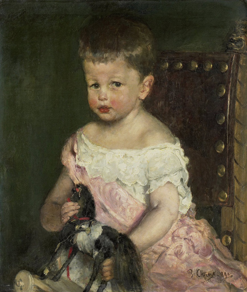 Detail of Hendrik Waller at age three by Pieter Oyens