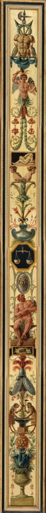 Detail of September, with the Sign of Libra by Jan Kamphuysen