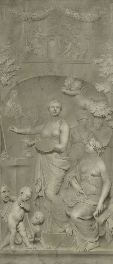 Detail of Allegory of the Arts by Gerard de Lairesse