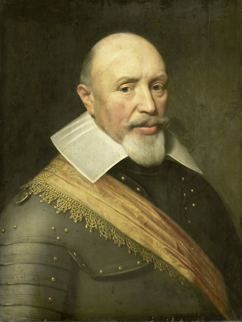 Detail of Portrait of an officer by Jan Antonisz van Ravesteyn
