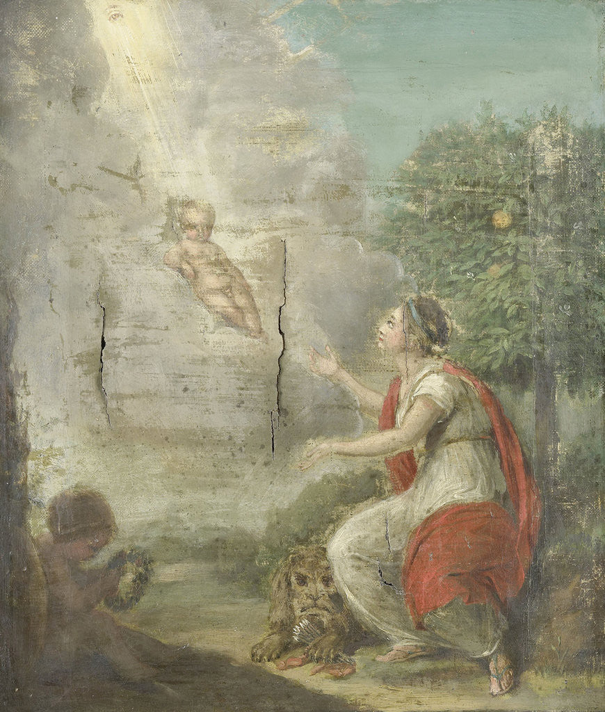 Detail of Allegorical Representation of the Birth of William Frederick, Prince of Orange-Nassau, later King William I by Anonymous