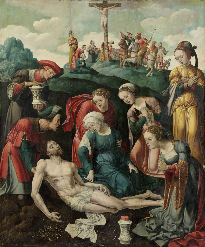 Detail of Lamentation of Christ by Cornelis Cornelisz II Buys