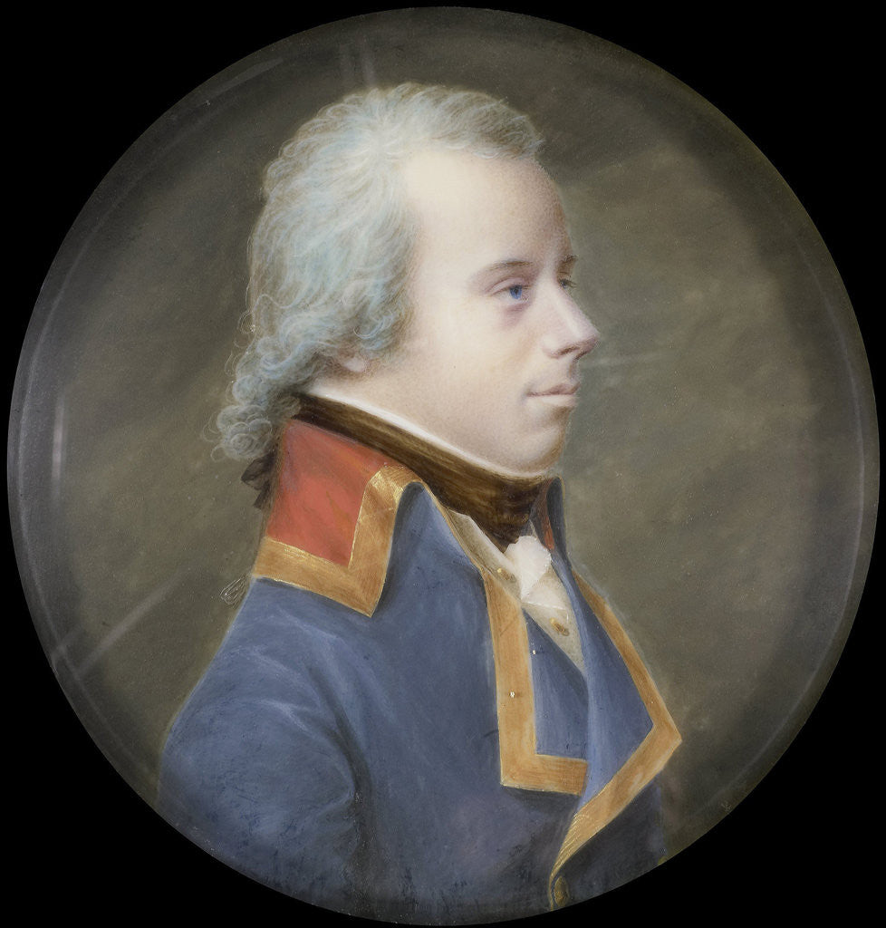 Detail of Willem George Frederik, 1774-99,, Prince of Orange - Nassau. Youngest son of Prince William V by Anonymous