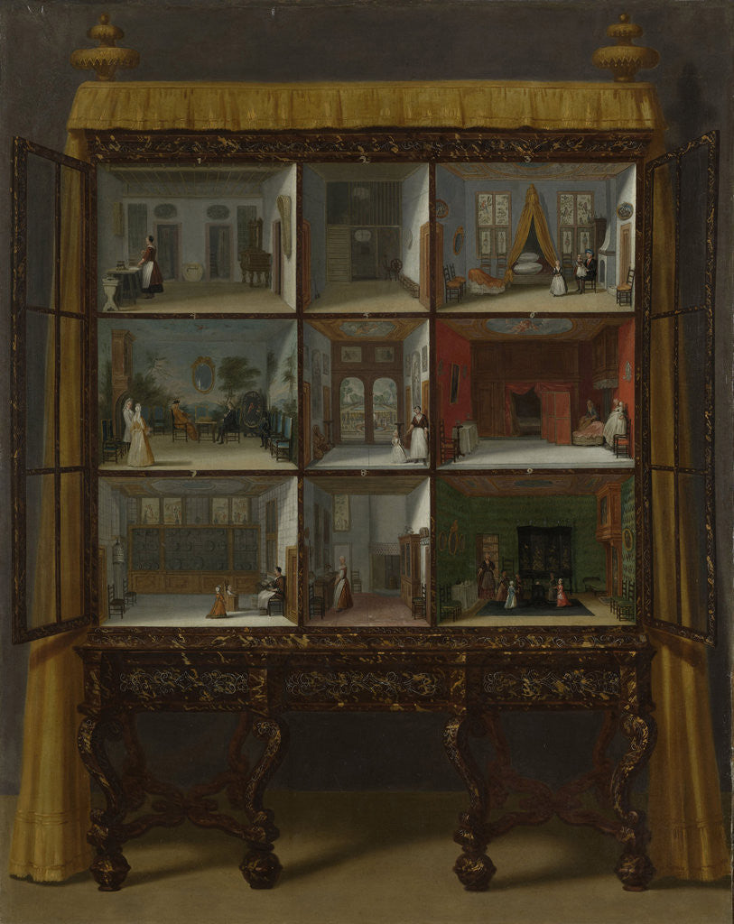 Detail of Dolls’ House of Petronella Oortman by Jacob Appel I