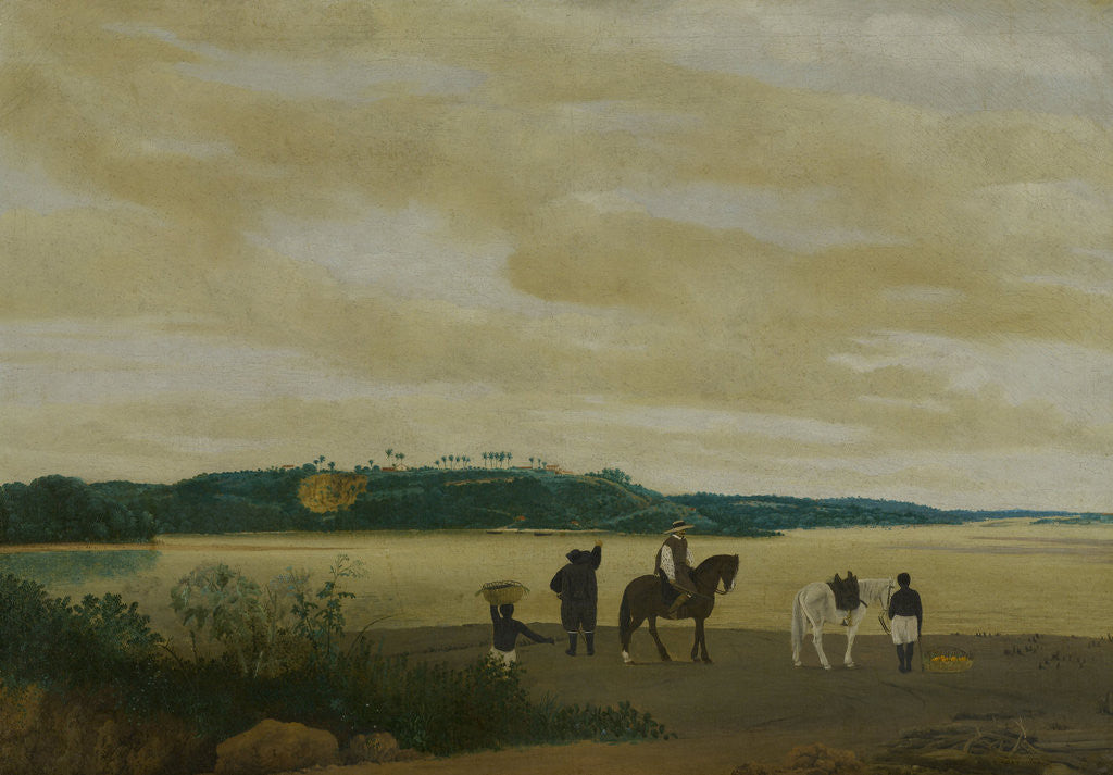 Detail of View of the Island of Itamaracá, Brazil by Frans Jansz Post