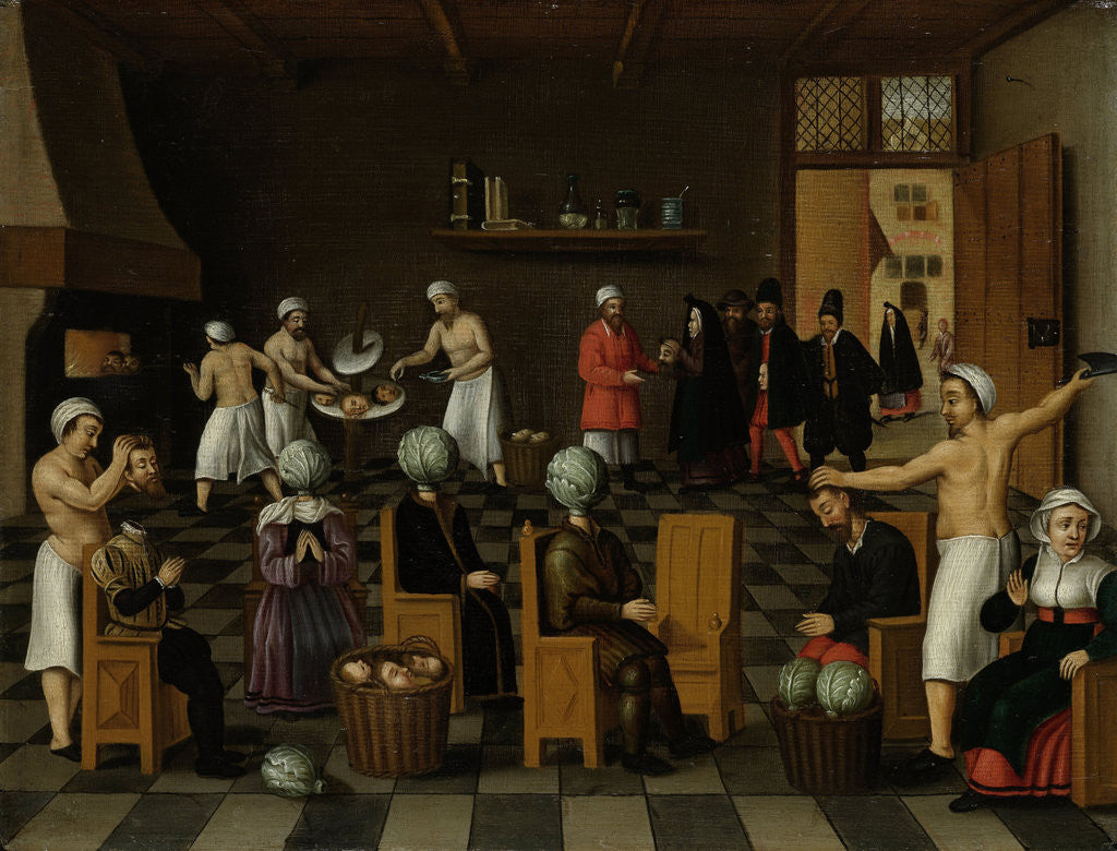Detail of The Legend of the Baker of Eeklo Belgium by Anonymous