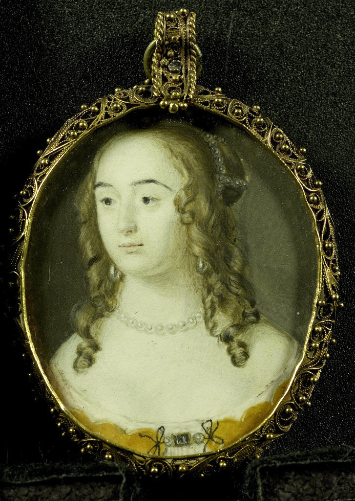 Detail of Henriette Marie van de Paltz by Alexander Cooper