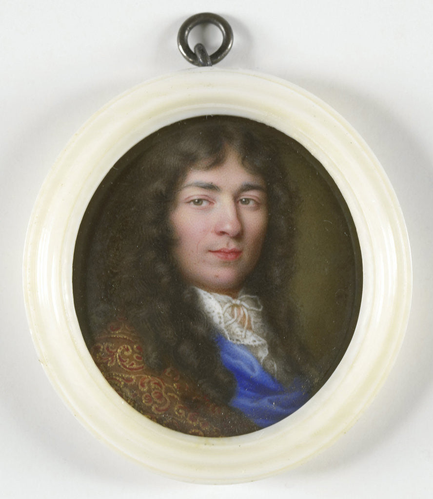 Detail of Portrait of a man by Jean Petitot