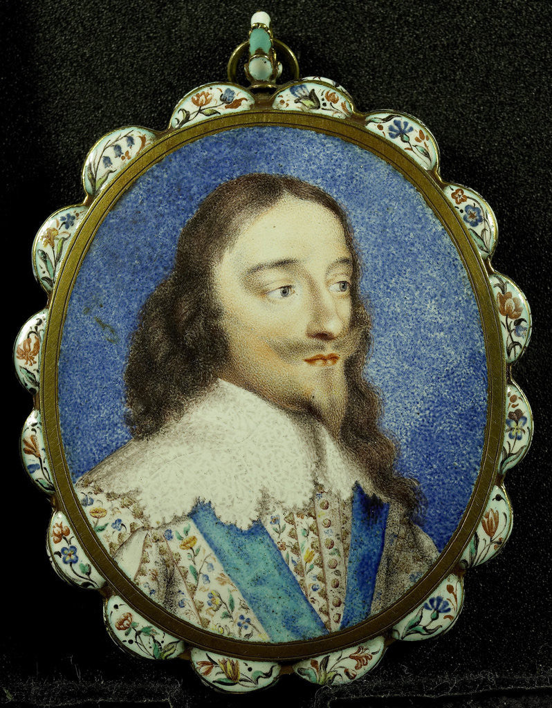 Detail of Karel I by Henri Toutin