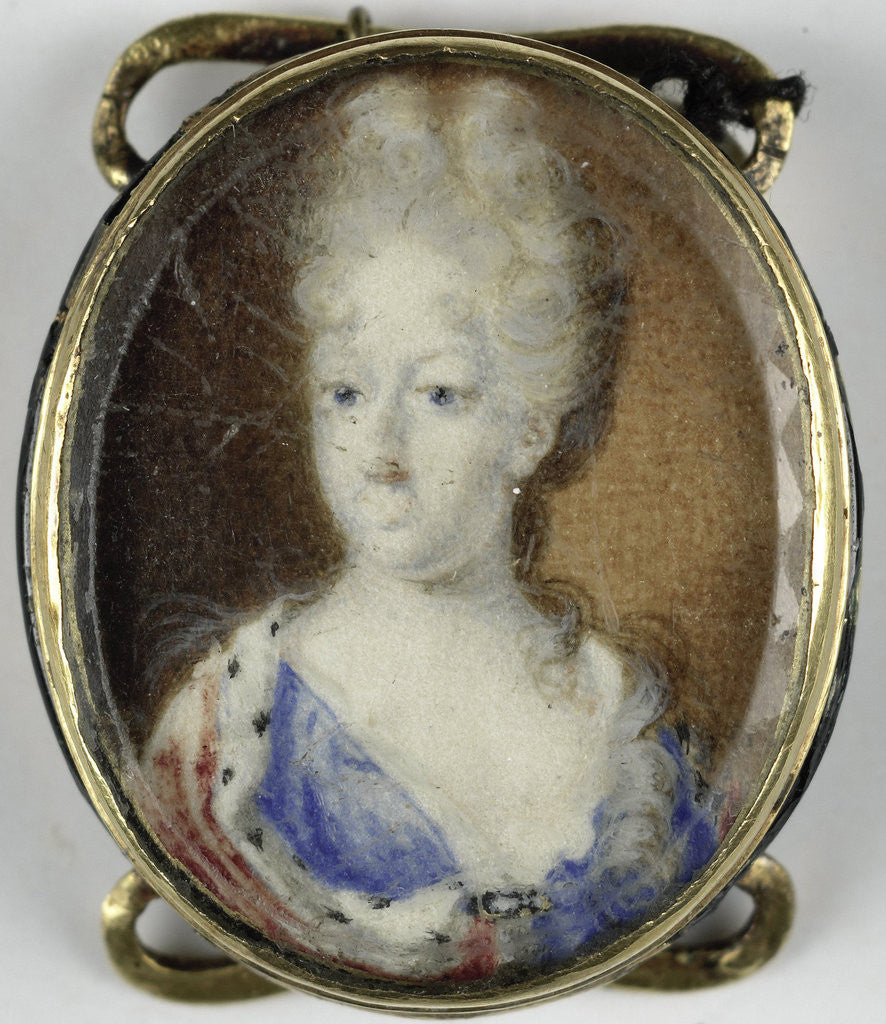 Detail of Portrait of a woman by Anonymous