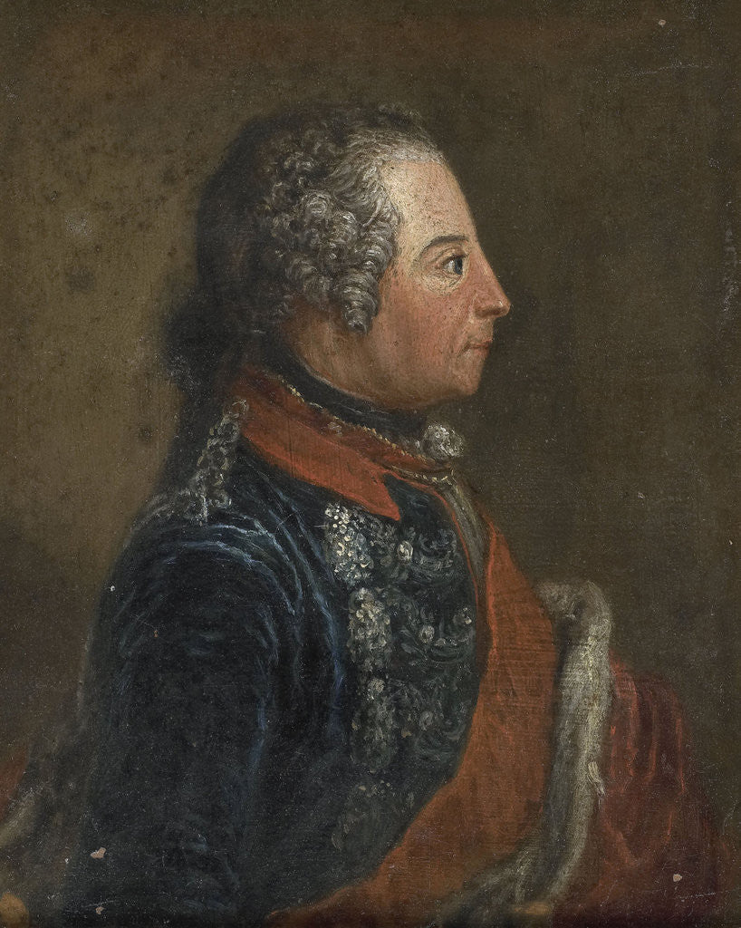Detail of Frederick II by Anonymous