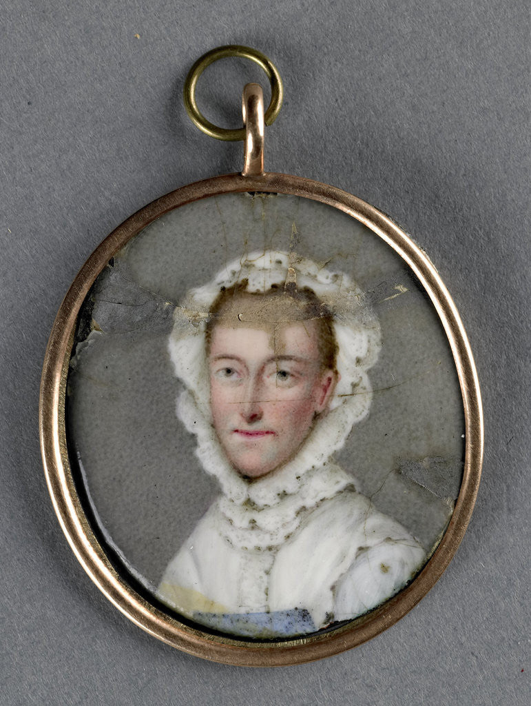 Detail of Mary of Hanover, 1722-72, Wife of Frederick, Landgrave of Hesse-Cassel by Anonymous