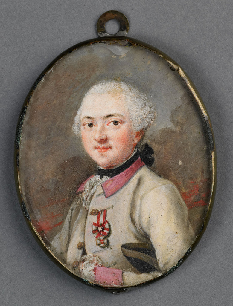 Detail of Portrait of an Austrian officer by Anonymous