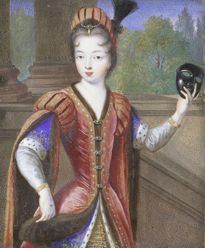 Detail of Portrait, a young woman, possibly Marguerite of Valois, 1553-1615, daughter of Henry II by Anonymous