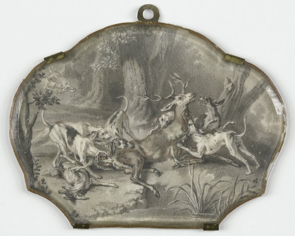 Detail of Deer Hunting by Anonymous