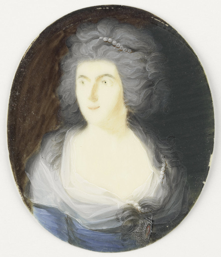 Detail of Portrait of a lady by Anonymous
