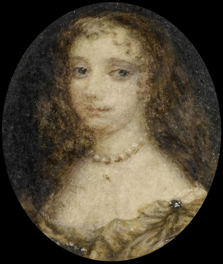 Detail of Portrait of a woman by Anonymous