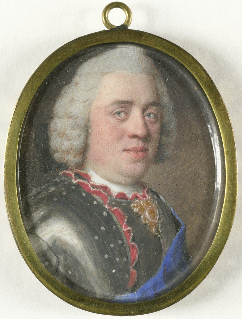 Detail of Portrait Stadhouder Willem IV, 1711-51, Prince of Orange Nassau, Jean-Etienne Liotard by Anonymous