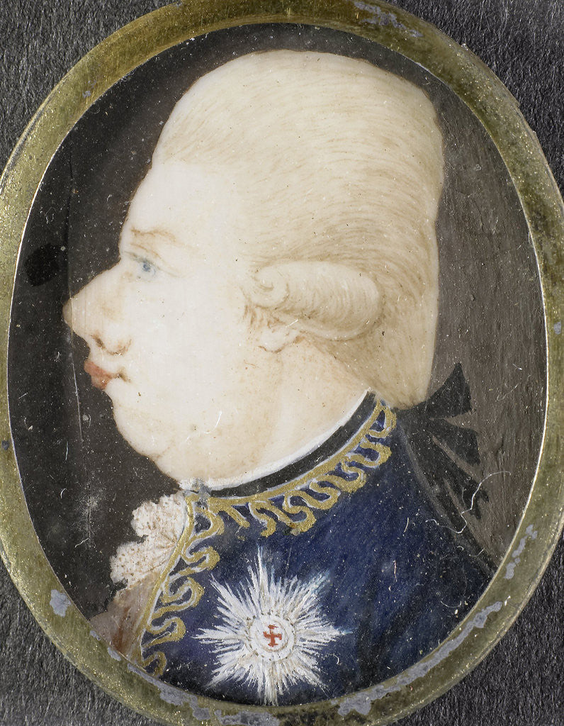 Detail of Willem V, 1748-1806, Prince of Orange-Nassau by Anonymous