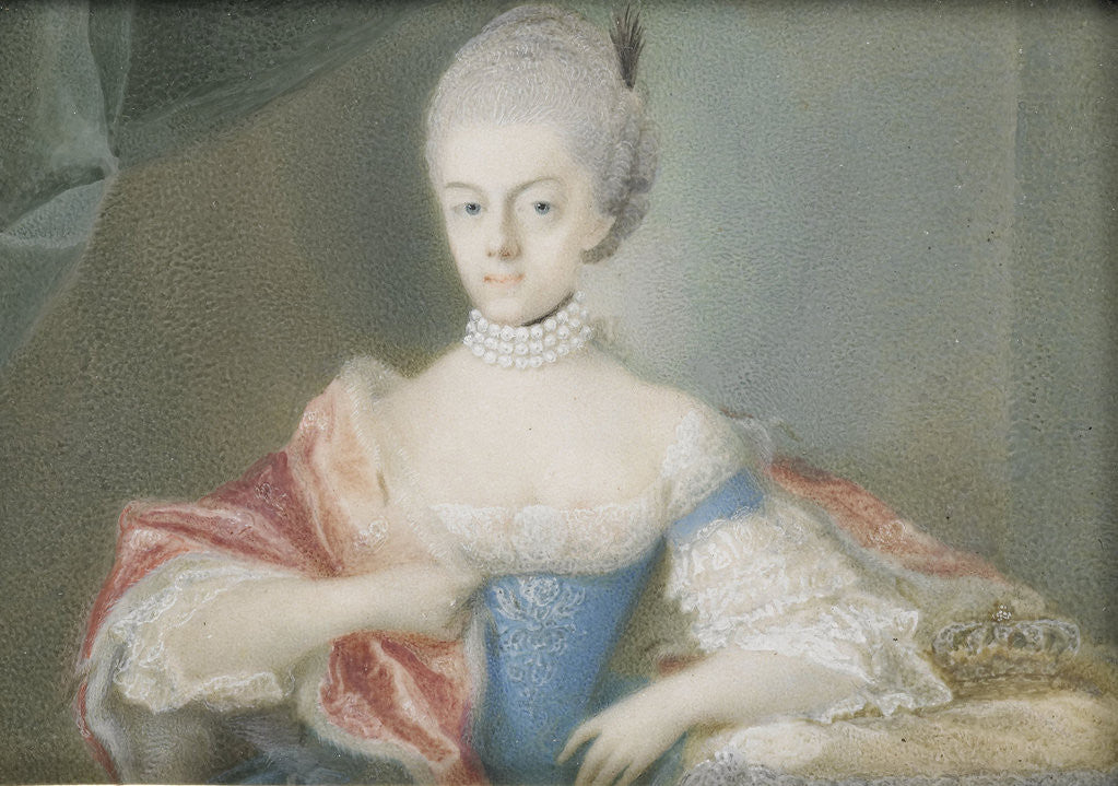 Detail of Frederika Sophia Wilhelmina, 1751-1820, princes of Prussia, wife of prins Willem V by Anonymous