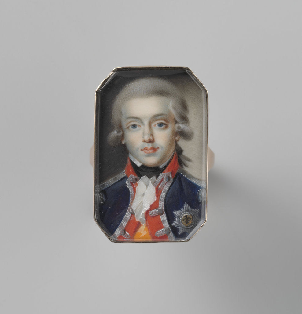 Detail of Ring with Portrait of Willem George Frederik, Prince of Orange-Nassau by Anonymous