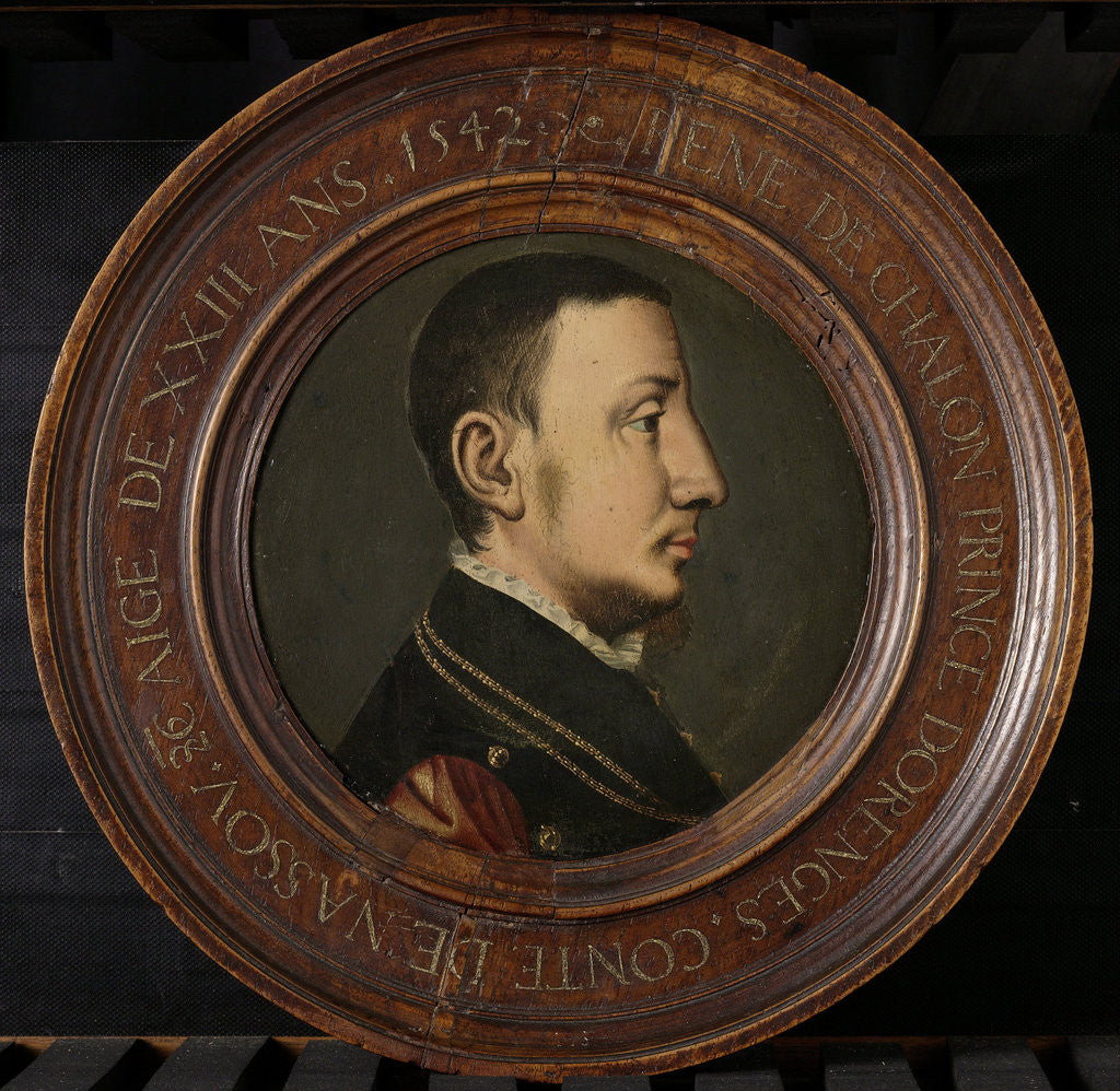 Detail of Portrait of René de Châlon, Prince of Orange by Anonymous