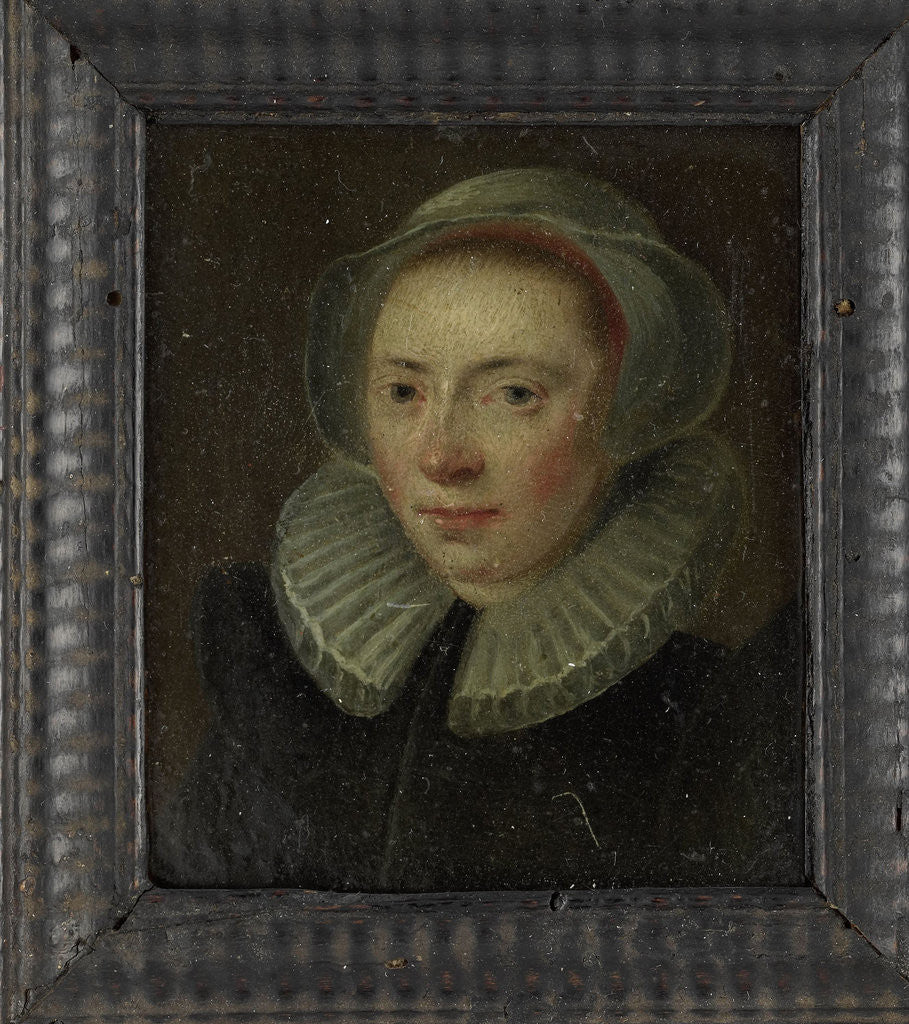 Detail of Portrait of a young Woman by Anonymous