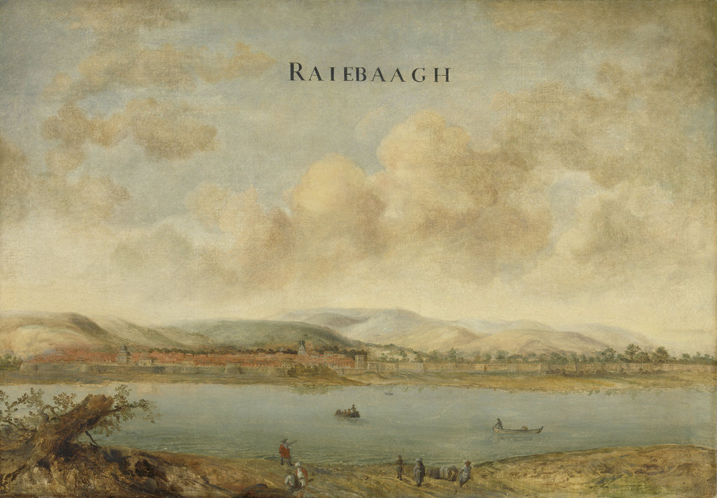 Detail of View of the City of Raiebaagh in Visiapoer, India by Johannes Vinckboons