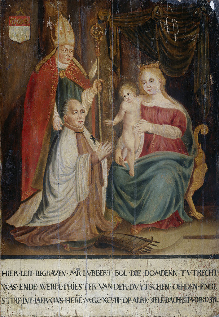Detail of Memorial Panel for Lubbert Bolle by Anonymous