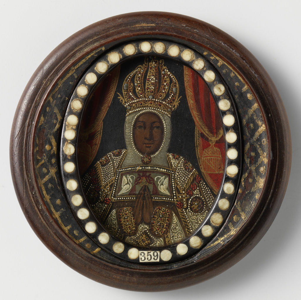 Detail of Black Madonna by Anonymous