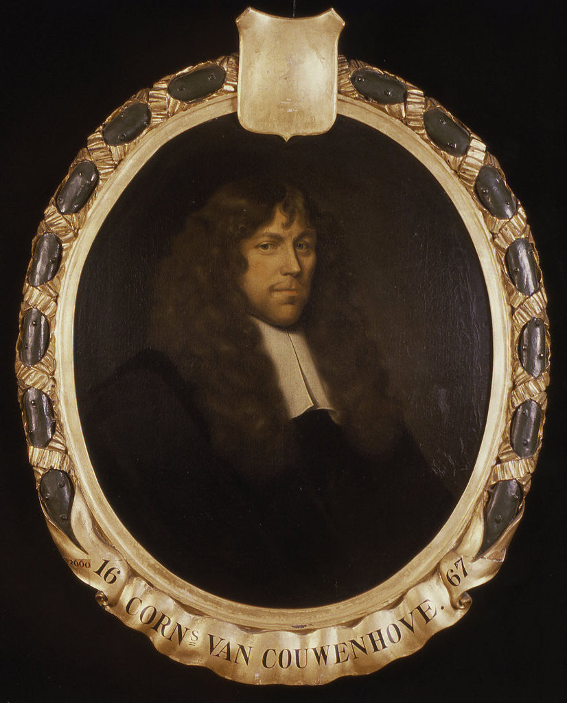Detail of Portrait of Cornelis van Couwenhove by Pieter van der Werff