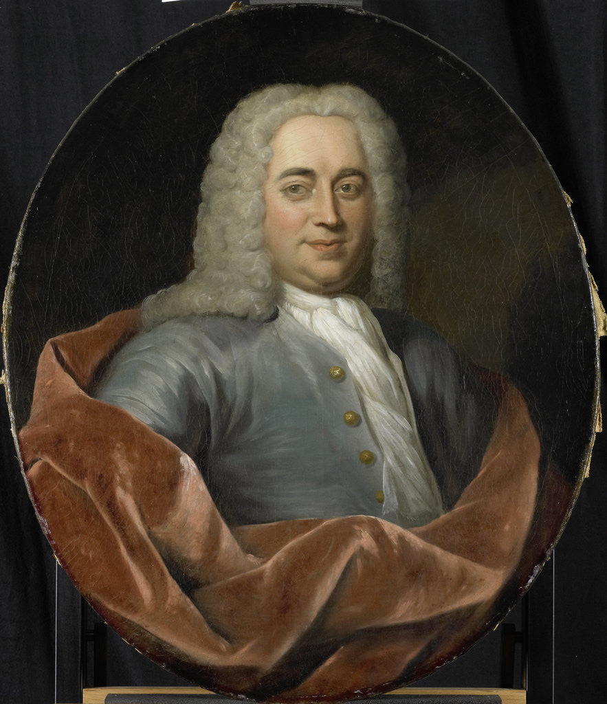 Detail of Portrait of Walter Senserff by Jan Maurits Quinkhard